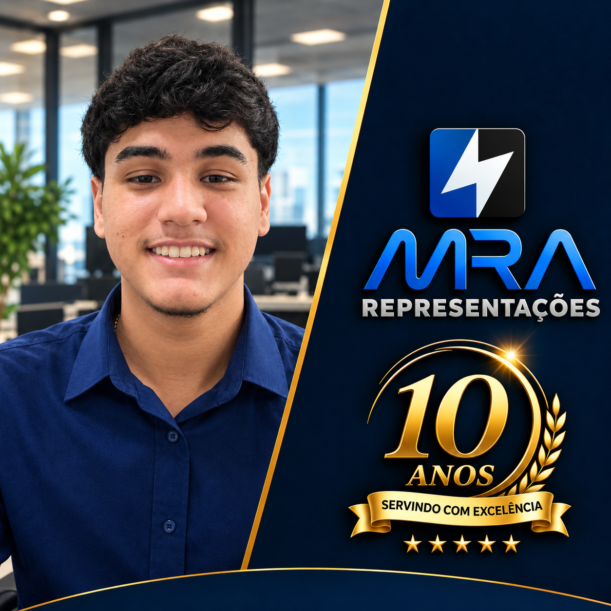 Foto do Marcelo Abreu, diretor comercial da MRA Representações